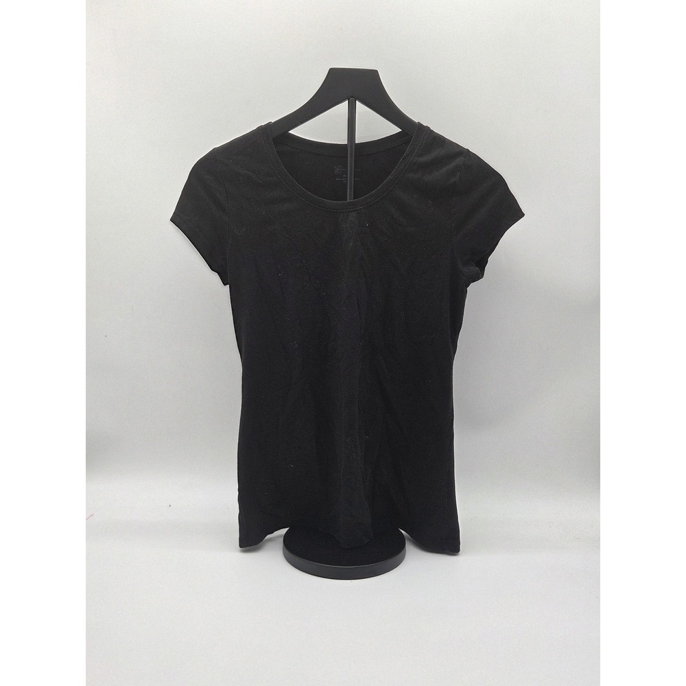 No Boundaries Juniors M 7-9 Black Crew Neck Short Sleeve T-Shirt 101-656